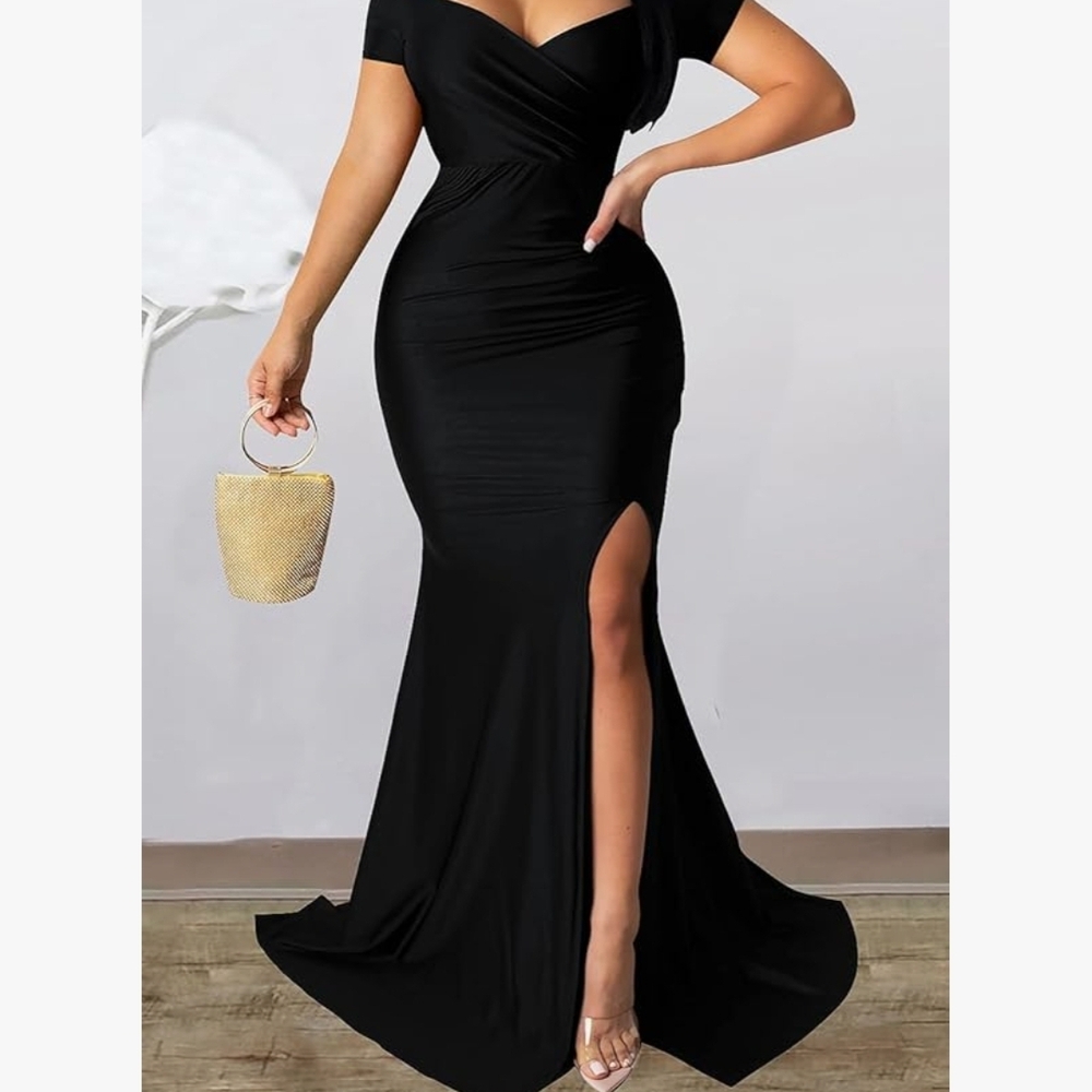 Source Unknown Black Maxi Dress